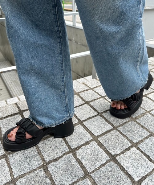 「Shoes in Closet」 ヒールサンダル L ブラック レディース_画像9