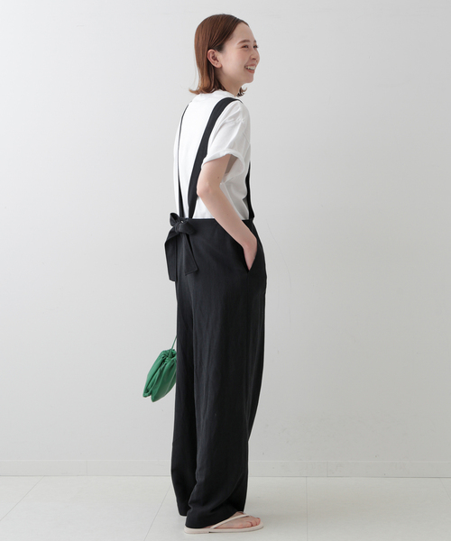 SLOBE IENA（スローブイエナ） オーバーオール FREE ブラック