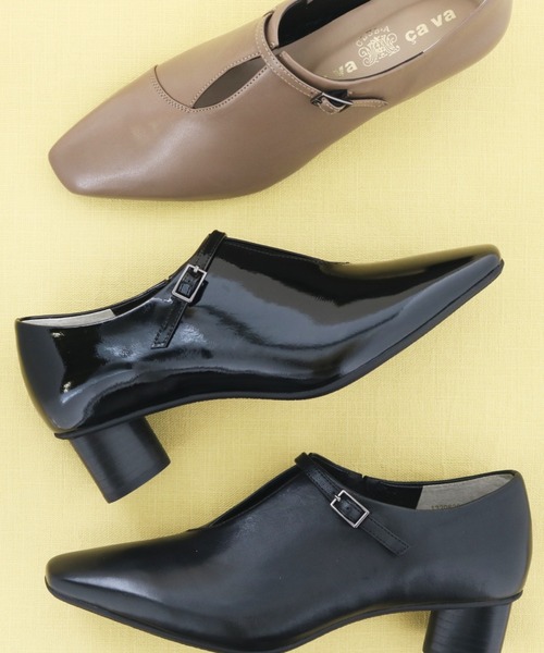 「cava cava」 シューズ 24.5cm グレー レディース_画像6