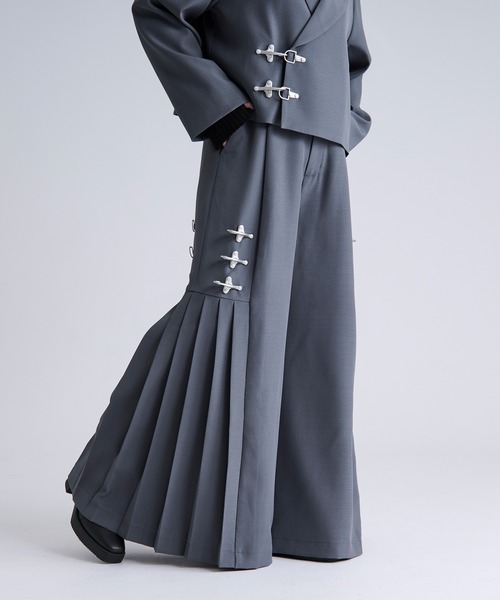 エルセット Ellno Loset（エルノロゼット） パンツ 2WAYファイヤーマンバックル