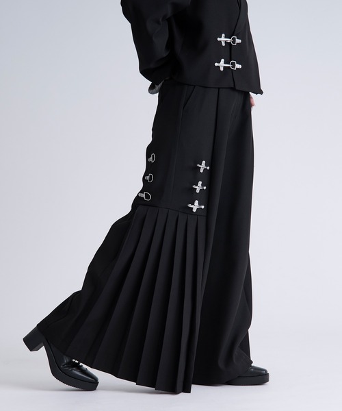 Ellno Loset（エルノロゼット） パンツ 2WAYファイヤーマンバックル