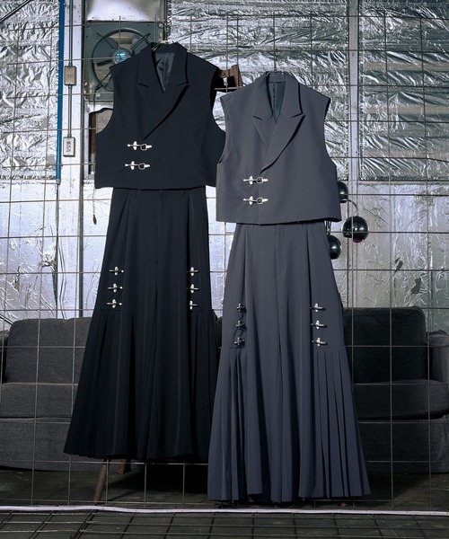 Ellno Loset（エルノロゼット） パンツ 2WAYファイヤーマンバックル