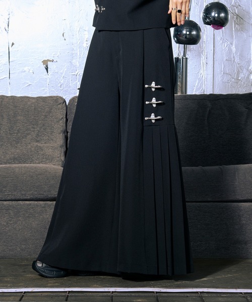 Ellno Loset（エルノロゼット） パンツ 2WAYファイヤーマンバックル