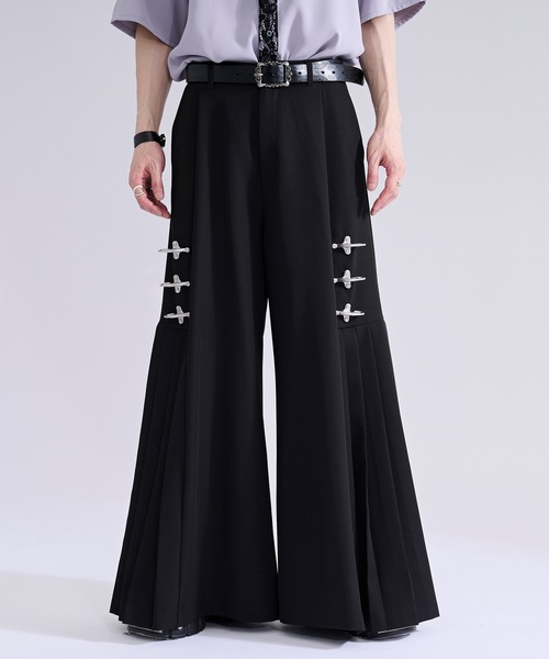 Ellno Loset（エルノロゼット） ワイドパンツ パンツ 2WAYファイヤー