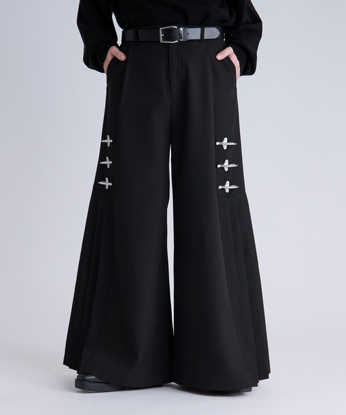 Ellno Loset（エルノロゼット） パンツ 2WAYファイヤーマンバックル