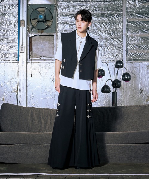 Ellno Loset（エルノロゼット） パンツ 2WAYファイヤーマンバックル