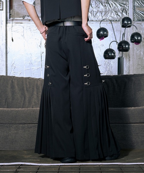 Ellno Loset（エルノロゼット） パンツ 2WAYファイヤーマンバックル