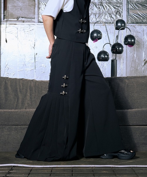 Ellno Loset（エルノロゼット） パンツ 2WAYファイヤーマンバックル