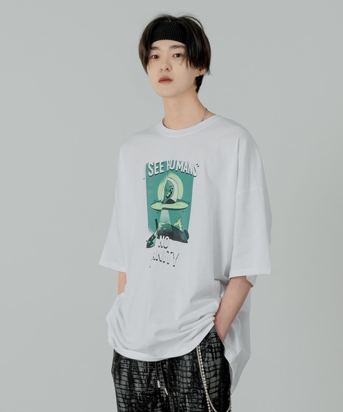 「FOLLOWIN」 半袖Tシャツ FREE ブラック レディース_画像4