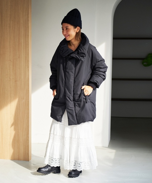 plage（プラージュ） 「HAKUU」ダウンコート 38 ベージュ レディース