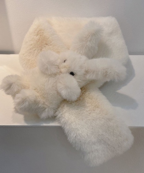 DIAVEL マフラー ストール 「4色展開」ふわもこBUNNYマフラー