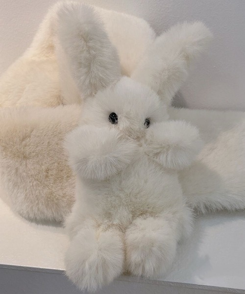 DIAVEL マフラー ストール 「4色展開」ふわもこBUNNYマフラー