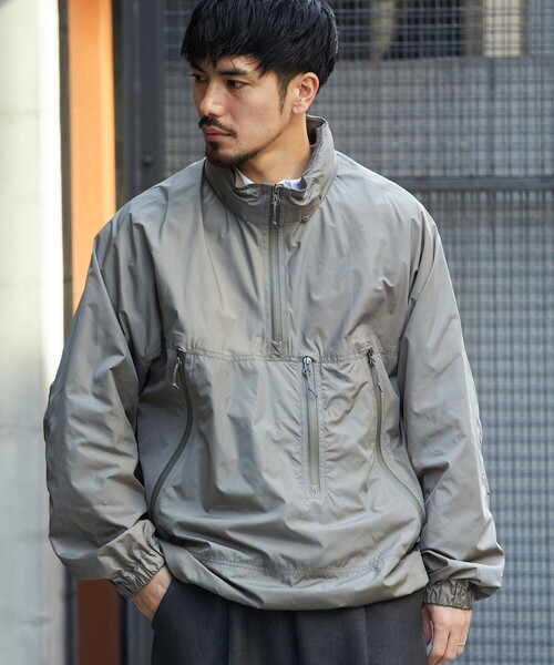 「FREAK'S STORE」 ナイロンブルゾン MEDIUM セージグリーン メンズ_画像2