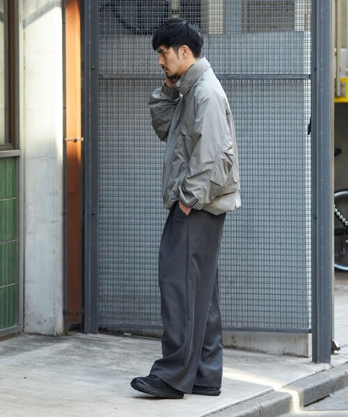 「FREAK'S STORE」 ナイロンブルゾン MEDIUM セージグリーン メンズ_画像5