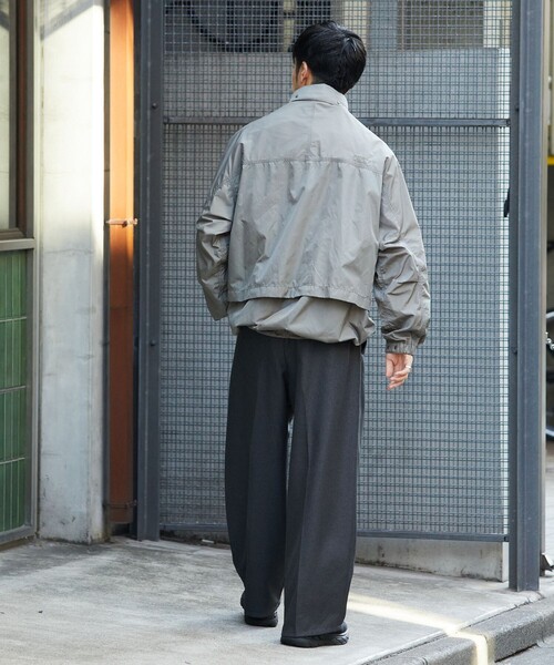 「FREAK'S STORE」 ナイロンブルゾン MEDIUM セージグリーン メンズ_画像6