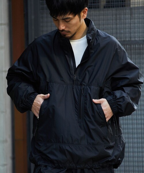 「FREAK'S STORE」 ナイロンブルゾン MEDIUM セージグリーン メンズ_画像7