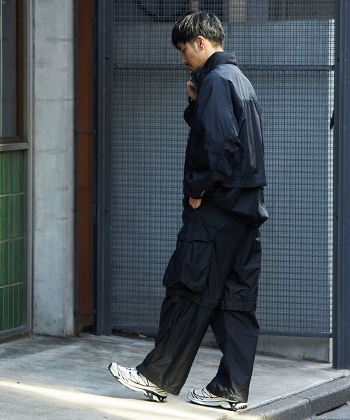 「FREAK'S STORE」 ナイロンブルゾン MEDIUM セージグリーン メンズ_画像9