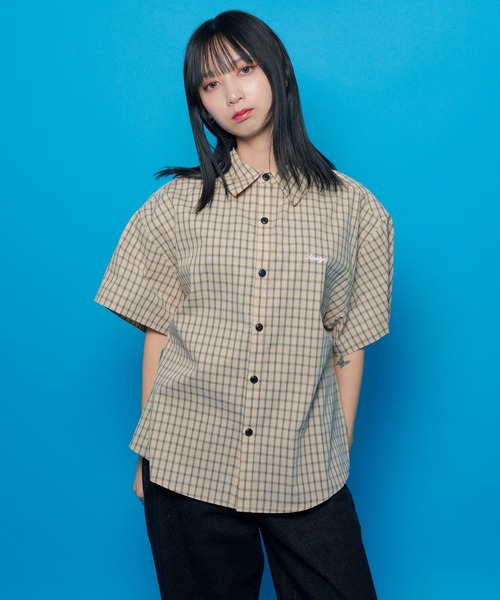 Subciety（サブサエティ） シャツ 半袖 Essential check shirt メンズ