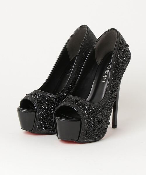 「LibertyDoll」 パンプス LL ブラック レディース_画像4