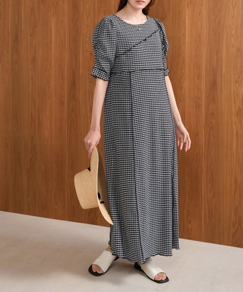 「Bab」 半袖ワンピース M モカ レディース_画像5