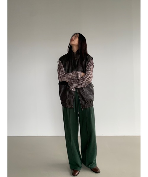 「Didot.showroom」 ベスト FREE ブラック レディース_画像9