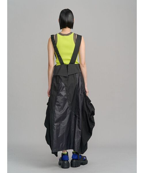 ジャンパースカート WAVE PATCHWORK JUMPER SKIRT / ウェーブパッチワークジャンパースカートの画像