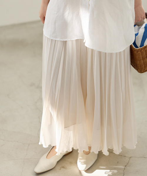 ★パティ★IENA シアープリーツスカート　今期品新品 IENA（イエナ） スカート ボイルシアープリーツスカート : ZOZOTOWN
