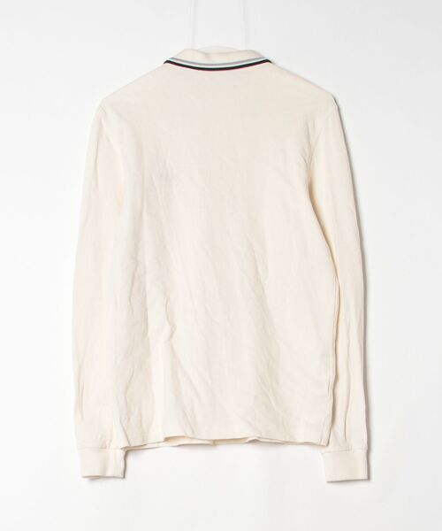 FRED PERRY（フレッドペリー） 長袖ポロシャツ M ベージュ メンズ