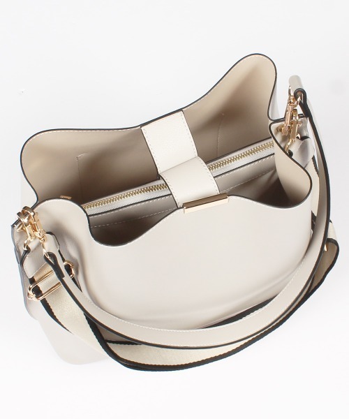 「12Twelve Agenda」 2WAYバッグ FREE チャコールグレー レディース_画像6