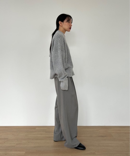 「Didot.showroom」 長袖ニット FREE グレー レディース_画像6