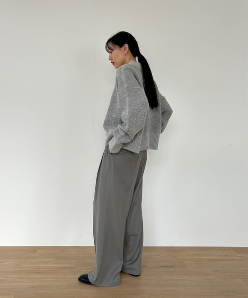 「Didot.showroom」 長袖ニット FREE グレー レディース_画像9