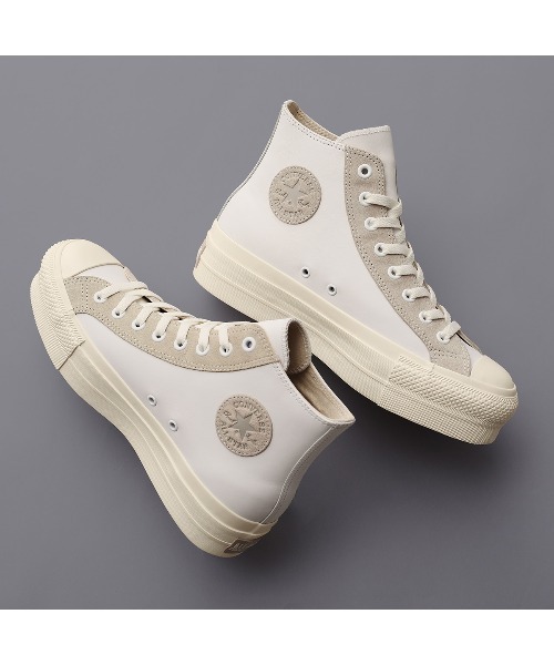 ALL STAR スニーカー 「直営店限定」LEATHER (R) LIFTED HI / レザー