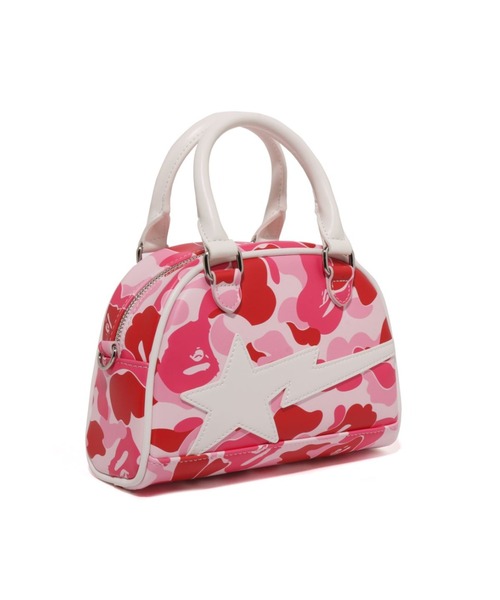 希少 A BATHING APE トラベルバッグ ベイシングエイプ　ピンクカモ A BATHING APE® Abc Camo Pouch | Bape official website – INT.BAPE.COM
