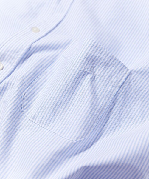 「NAUTICA」 半袖シャツ - サックスブルー メンズ_画像9