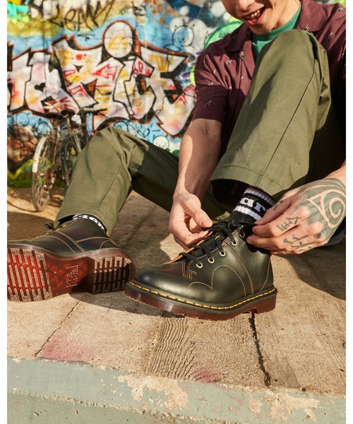 「Dr. Martens」 ショートブーツ UK6 ブラック レディース_画像2