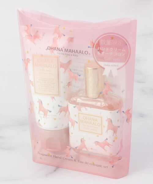 ◆オハナ・マハロ シリーズ:ハンドクリーム&化粧水コラボセット one'sterrace（ワンズテラス） 化粧水 オハナマハロ コロン＆ハンド