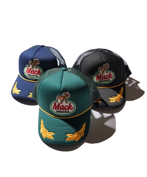 MACK TRUCKS メッシュキャップ キャップ 帽子 マックトラック / GOLD