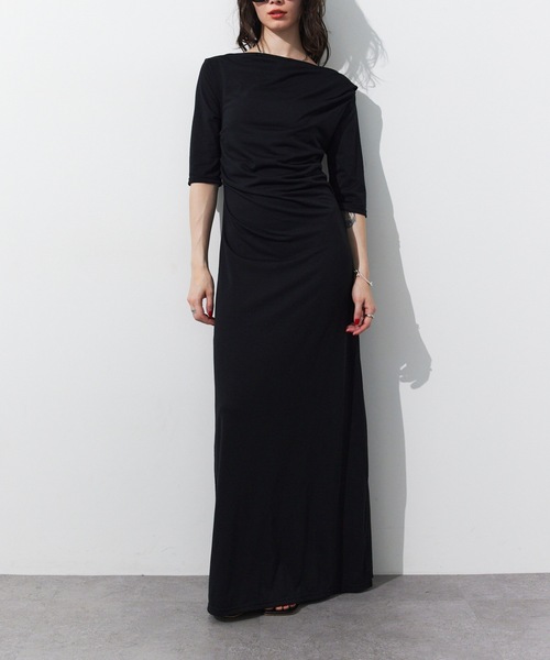 HANNE ワンピース ドレープデザインワンピース : ZOZOTOWN Yahoo!店