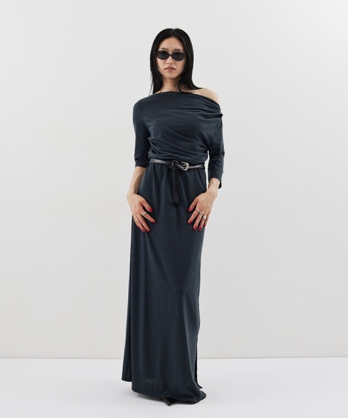 HANNE ワンピース ドレープデザインワンピース : ZOZOTOWN Yahoo!店