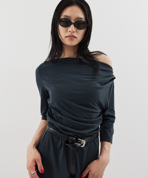 HANNE ワンピース ドレープデザインワンピース : ZOZOTOWN Yahoo!店