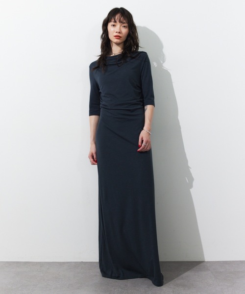 HANNE ワンピース ドレープデザインワンピース : ZOZOTOWN Yahoo!店