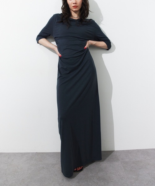 HANNE ワンピース ドレープデザインワンピース : ZOZOTOWN Yahoo!店 
