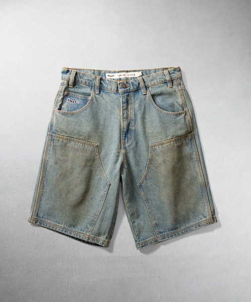 HUF（ハフ） ジーンズ KINDA LOOSE DOUBLE KNEE SHORT メンズ 