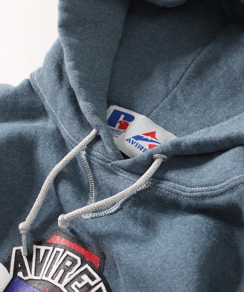 「Russell Athletic」 プルオーバーパーカー 2XL グリーン メンズ_画像3