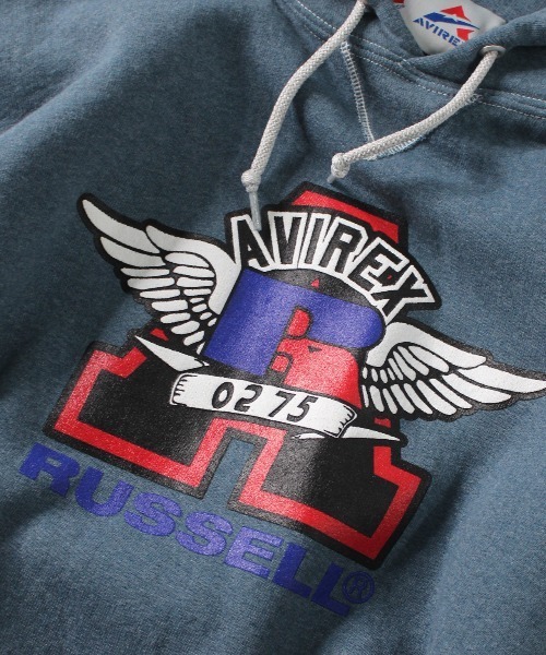 「Russell Athletic」 プルオーバーパーカー 2XL グリーン メンズ_画像4