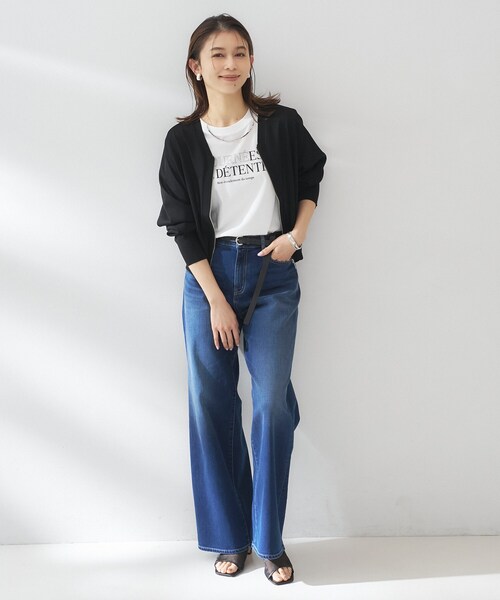 カーディガン 「アンサンブル可/日除け・冷房対策」シアーレーヨンZIPカーディガン レディースの画像