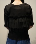 tシャツ MANOF TULLE FRILL ...の詳細画像2