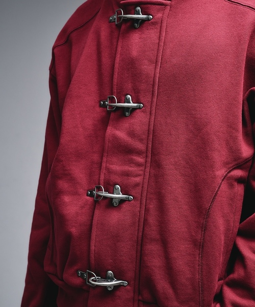 ANDER HUNK ジップアップパーカー MEDIUM ブラック メンズ : ZOZOTOWN 