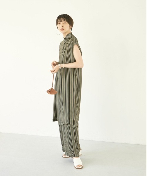 「TODAYFUL」 ノースリーブワンピース 36inch ブラック レディース_画像2