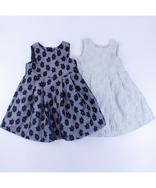 「maarook」 「KIDS」ノースリーブワンピース 110cm グレー キッズ_画像2